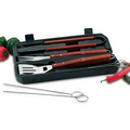 8 Pieces Surgical Stainless Steel BBQ Tool Set in Carrying Case
